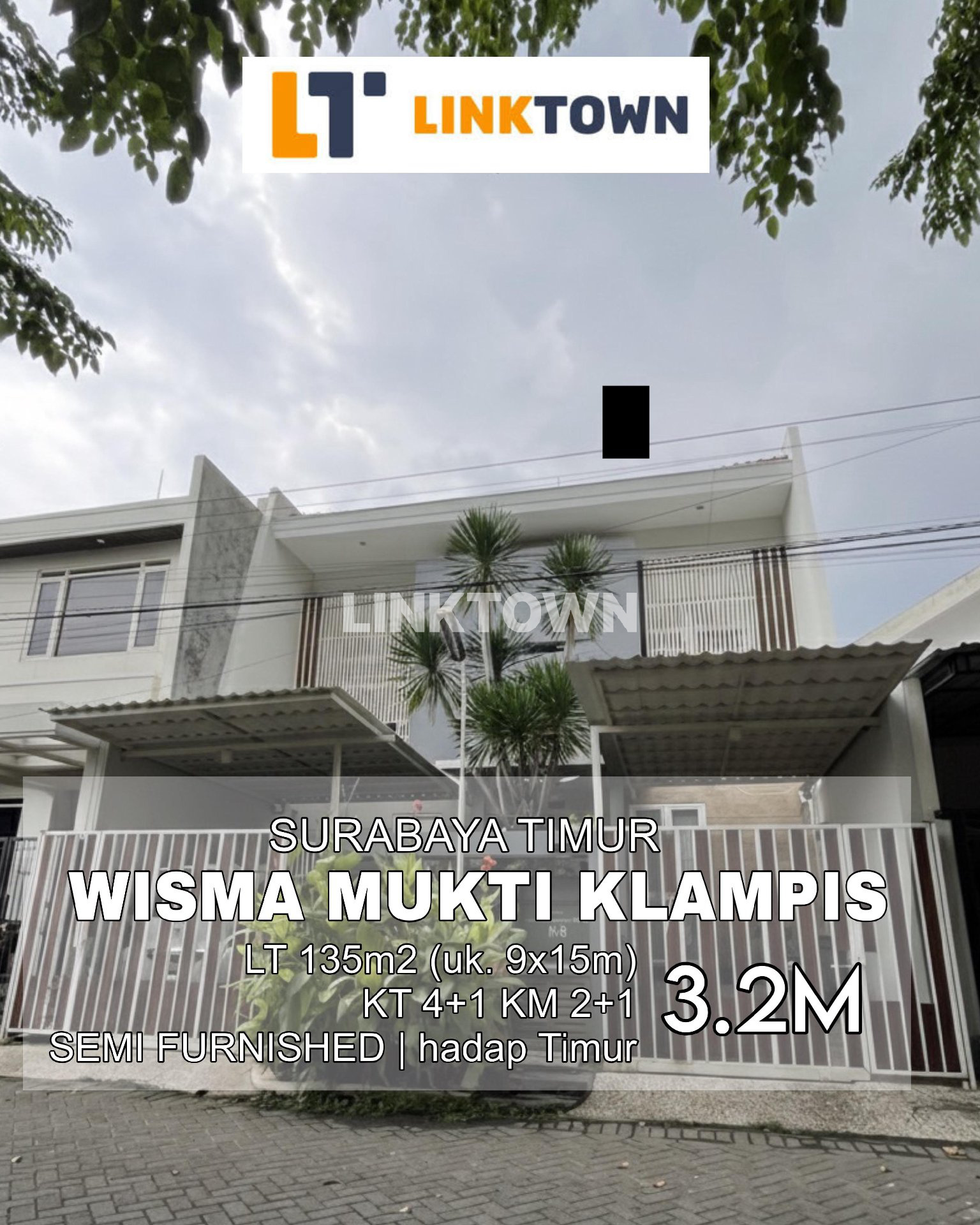 Dijual Rumah 2 Lantai di Wisma Mukti Klampis Selangkah ke Galaxy Mall