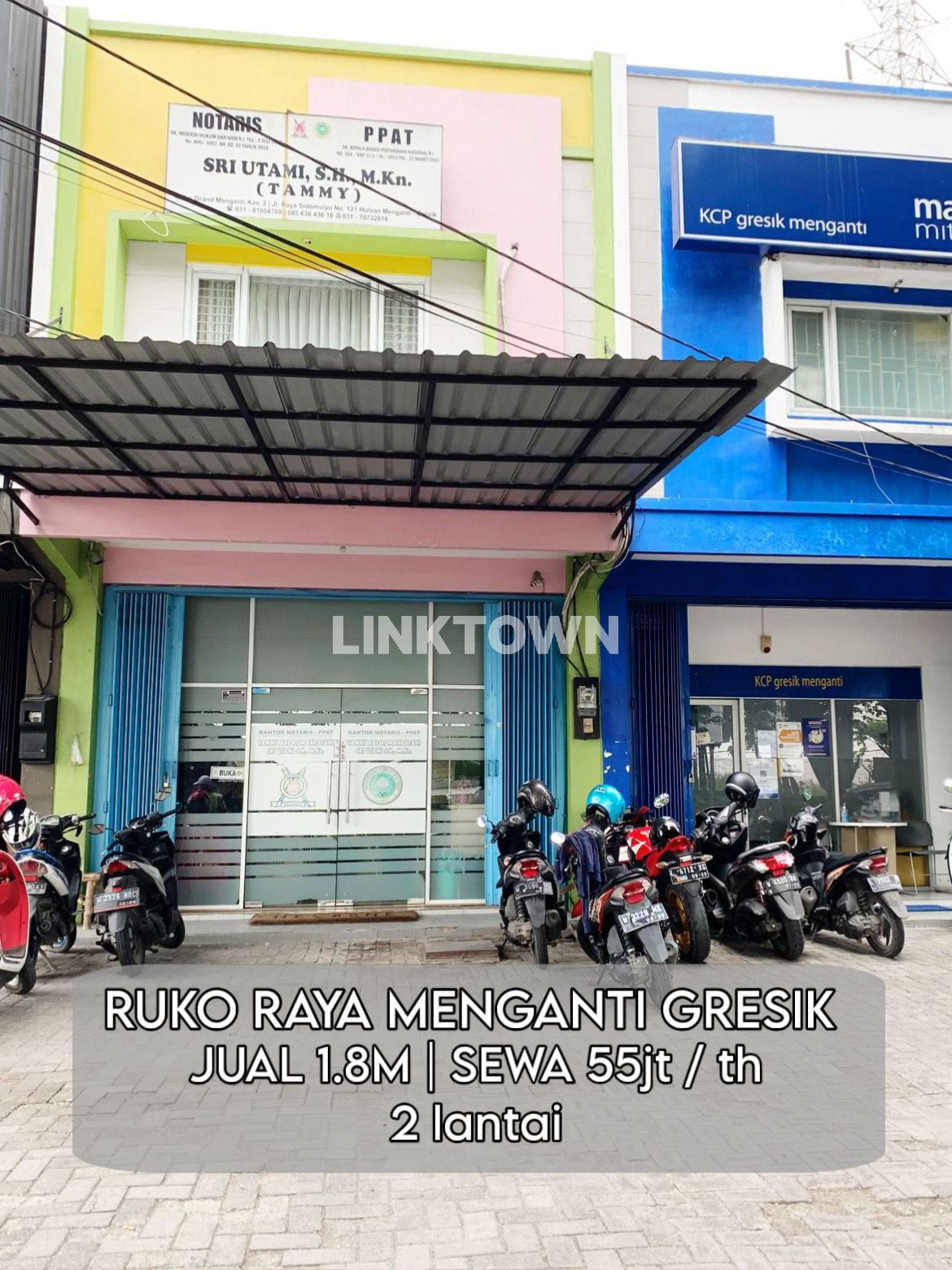 Dijual Ruko 2 Lantai Cocok untuk Kantor dan Usaha di Raya Menganti Gresik