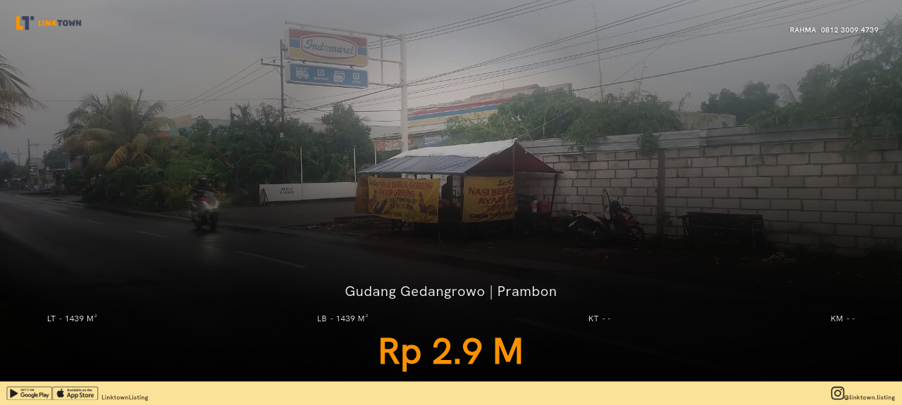 Dijual Tanah Cocok Jadi Gudang Nego di Gendangrowo Sidoarjo