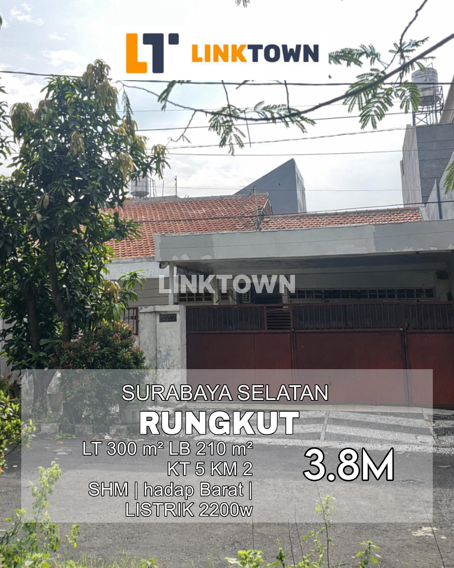 Dijual Rumah Lokasi Sangat Strategis di Rungkut Surabaya Dekat Kawasan Industri