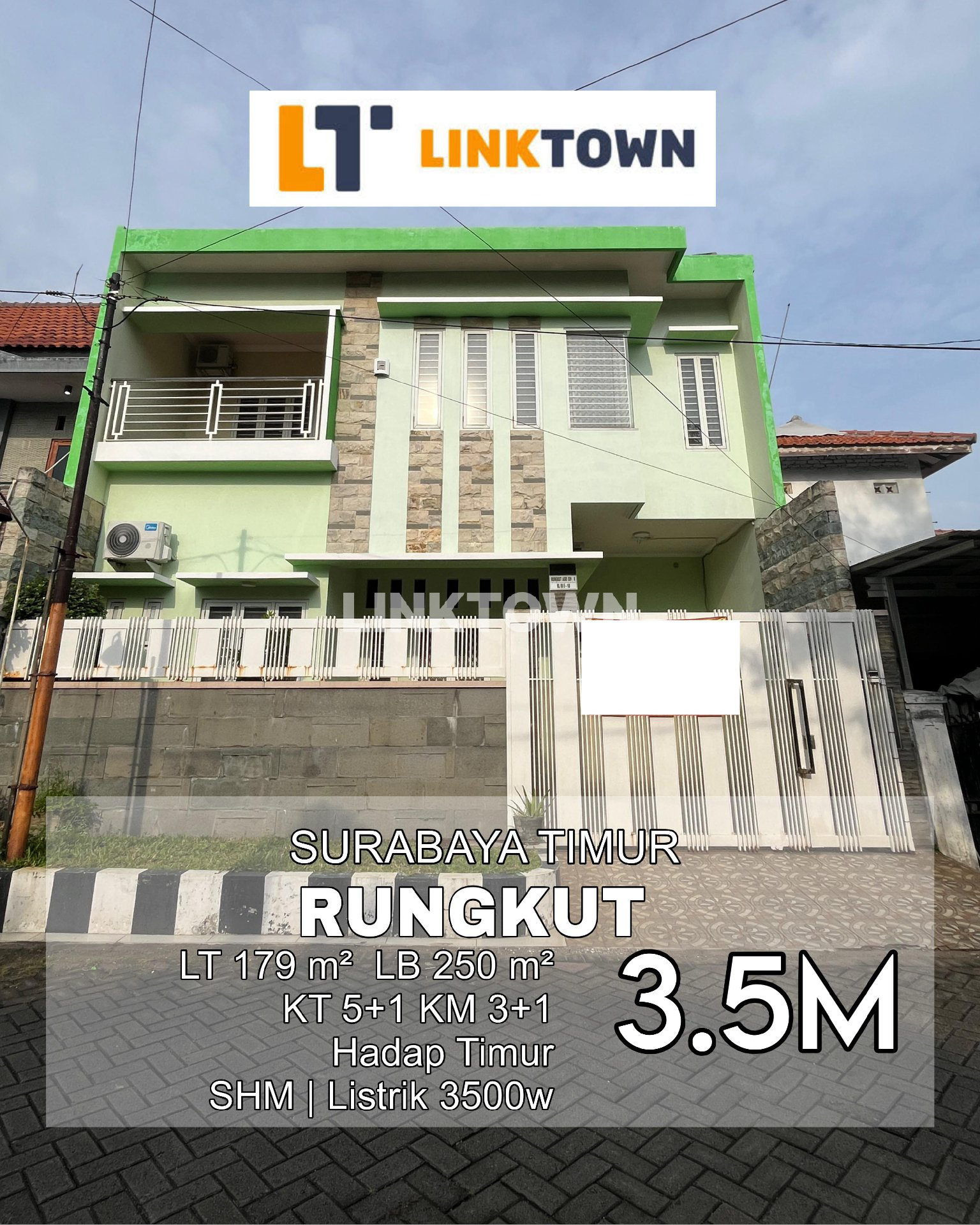 Rumah Cantik 2 Lantai Nego di Rungkut Surabaya