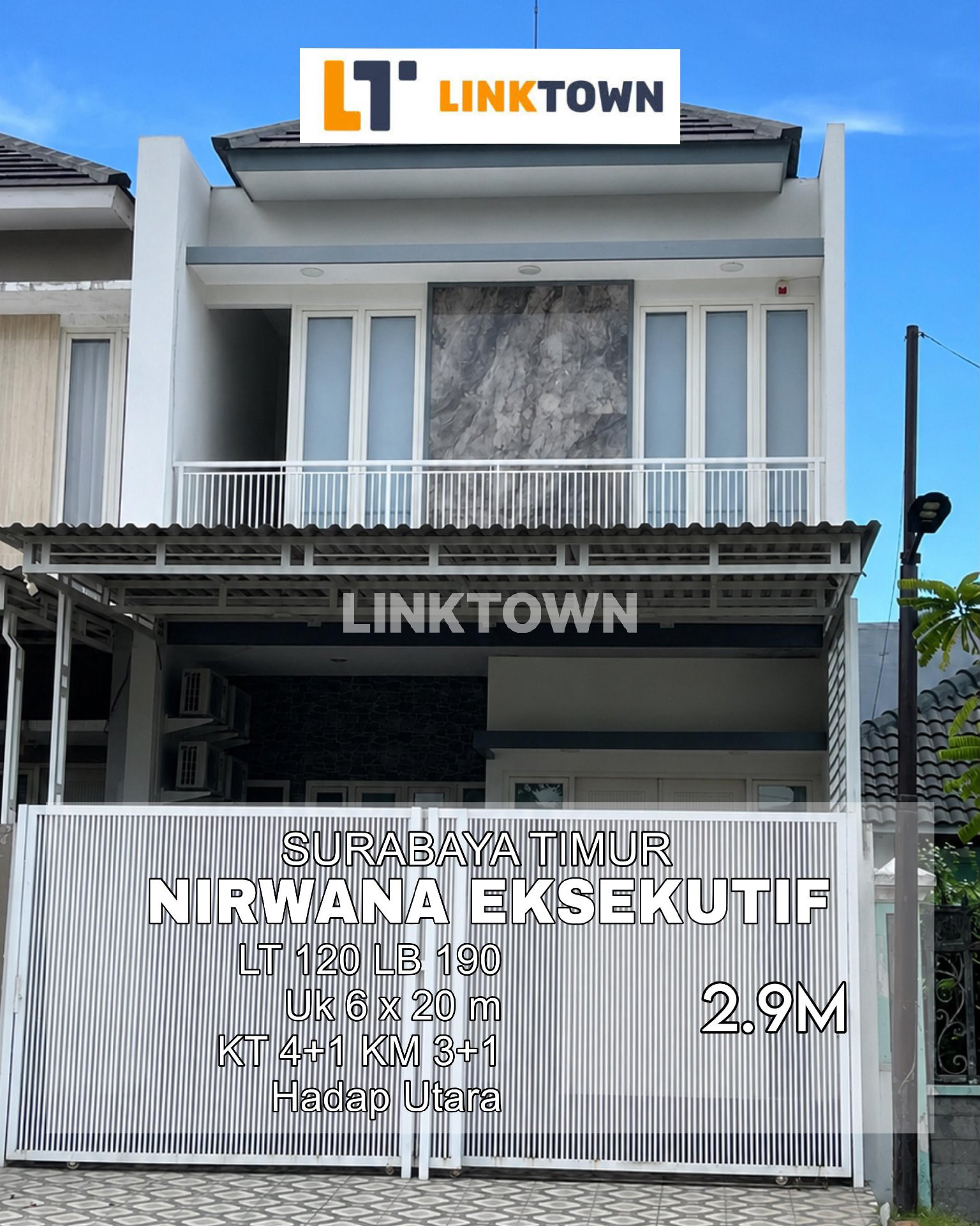 Dijual Hunian 2 Lantai di Kawasan Nirwana Eksekutif Surabaya
