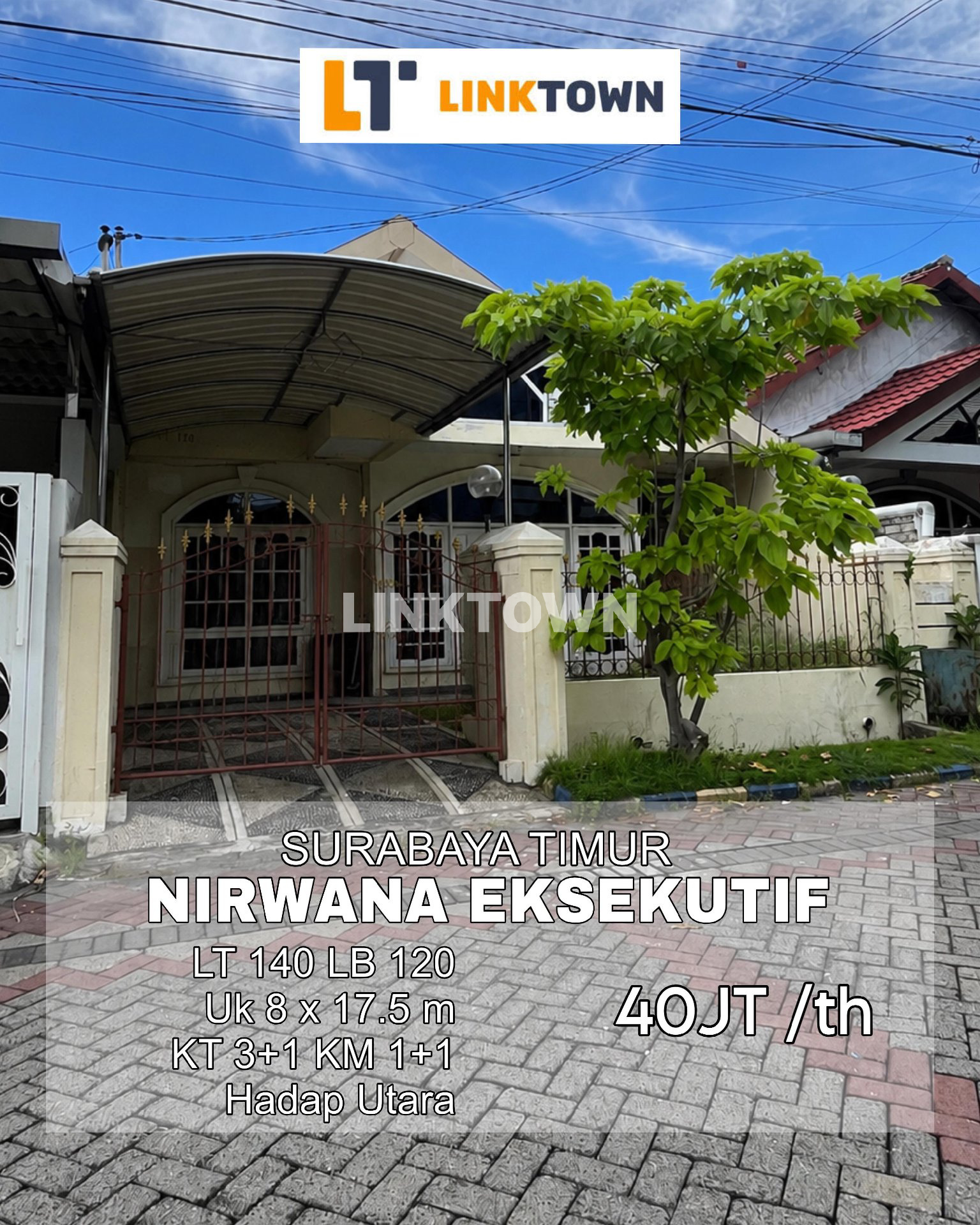 Disewakan Termurah Rumah di Kawasan Nirwana Eksekutif Surabaya Timur