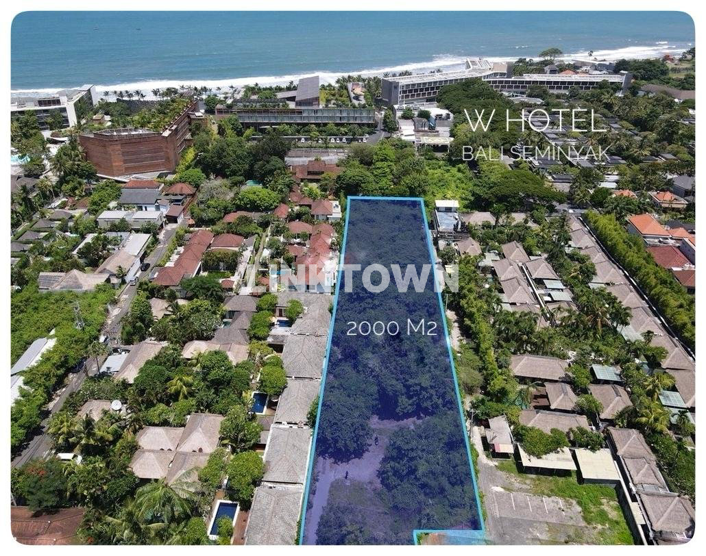 Tanah Komersial di Area Terkenal Petitenget Seminyak Dijual