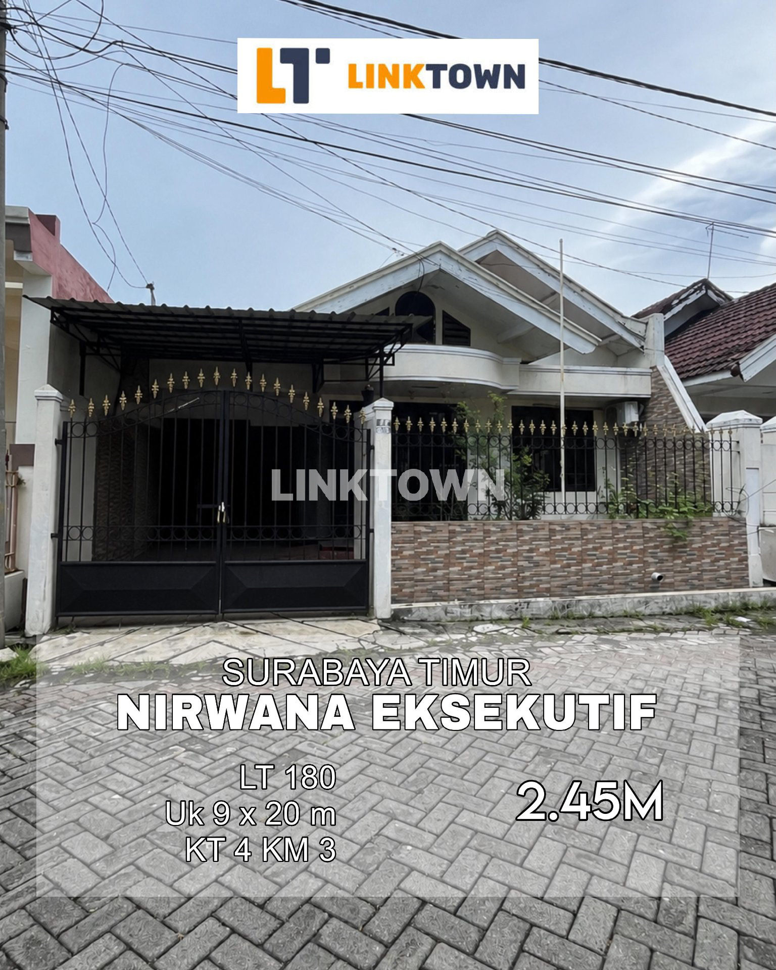 Dijual Hunian 1 Lantai Strategis Surabaya Timur di Nirwana Eksekutif