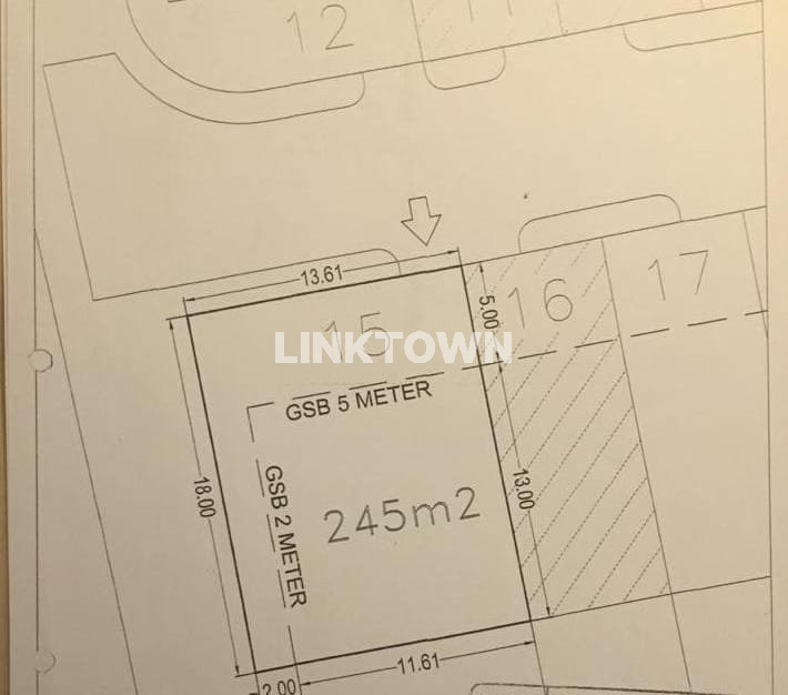 Dijual Kavling di Cluster Amarilla Avani Hoek Luas Dijual Kavling di Cluster Amarilla Avani Hoek Luas