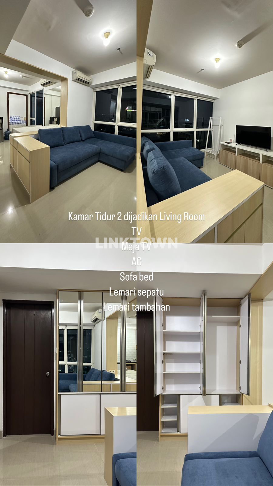 DIJUAL CEPAT Apartement Callia 2 Bedroom Full Furnish