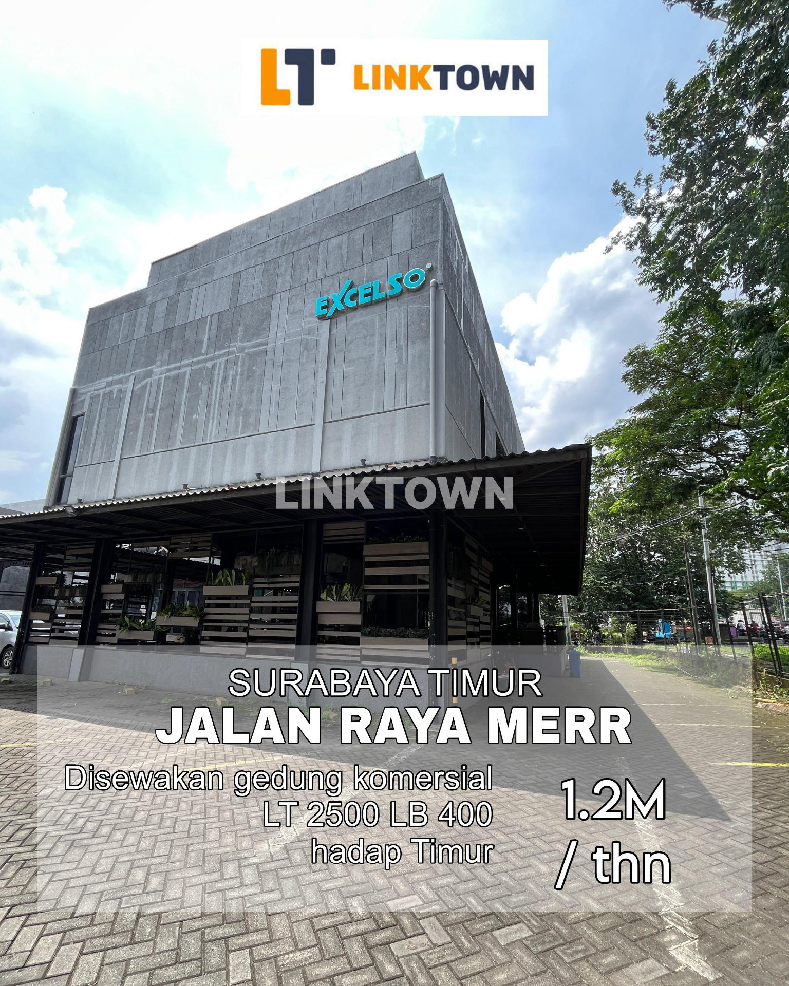 Disewakan Nego Sampai Deal Gedung Commercial Cocok untuk Showroom, Cafe, Resto di Merr Surabaya Timur