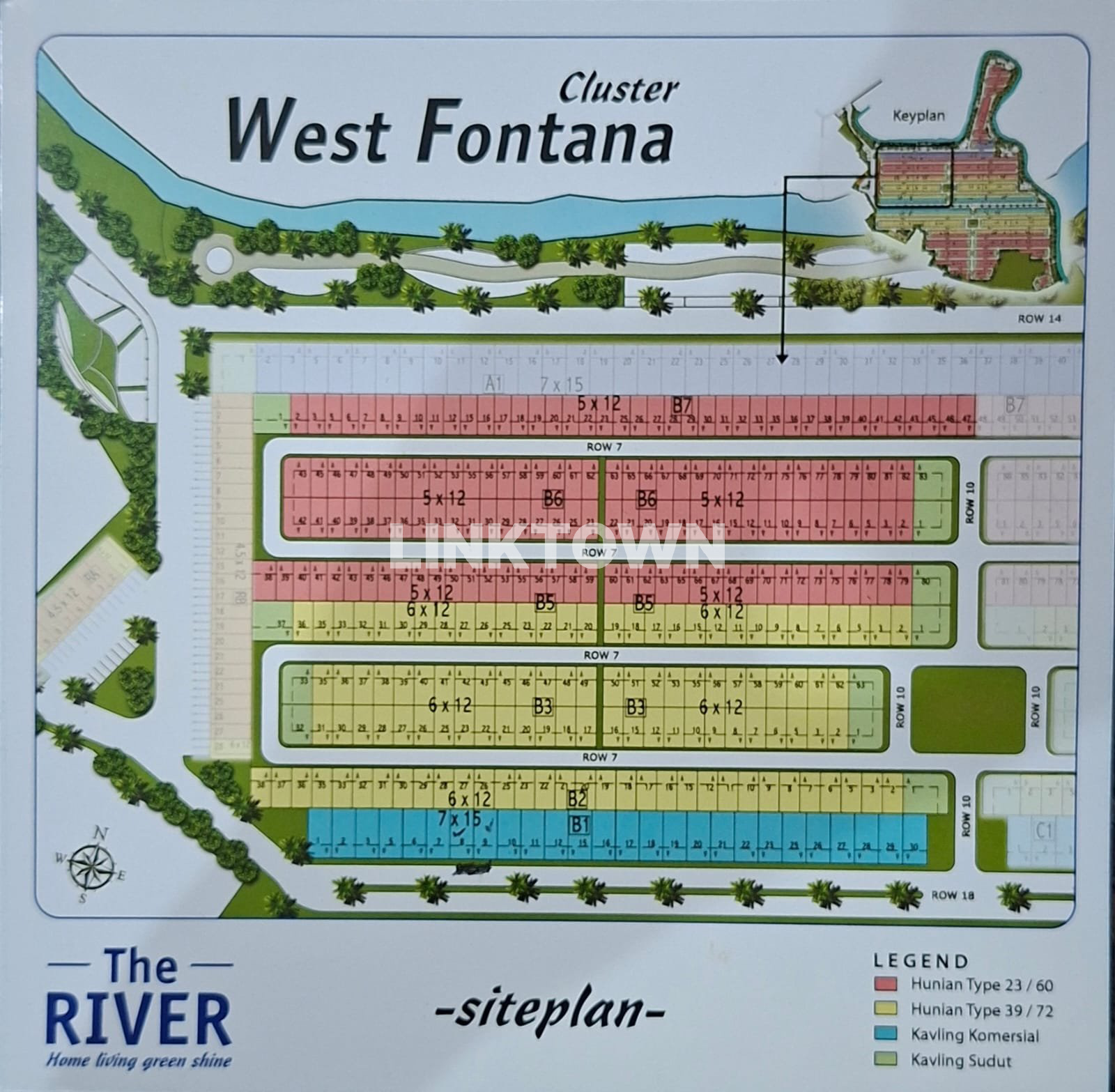 Dijual Tanah Kavling Di Dalam Cluster The River Parung Panjang