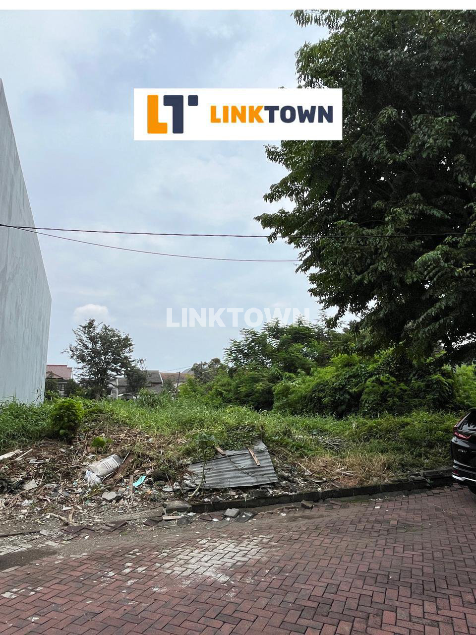 Dijual Tanah Posisi Hook Komplek Perumahan Elite di Prapen Indah Surabaya