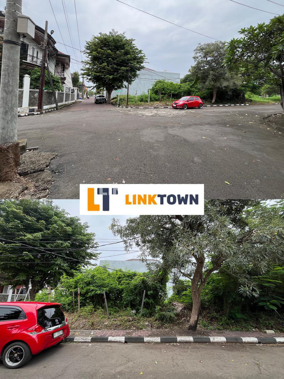Dijual Tanah Posisi Hook Komplek Perumahan Elite di Prapen Indah Surabaya