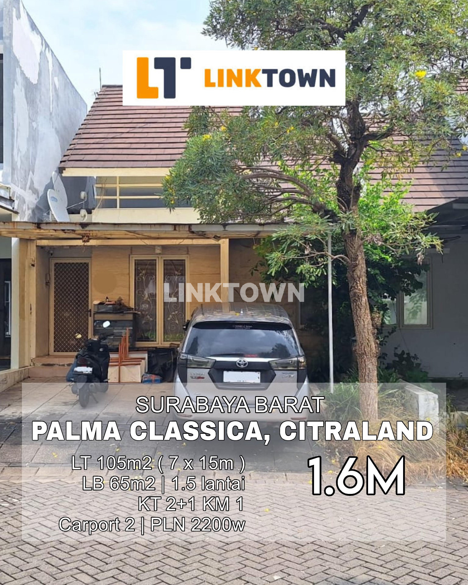 Dijamin Paling Murah Rumah 1,5 Lantai di Palma Classica Citraland