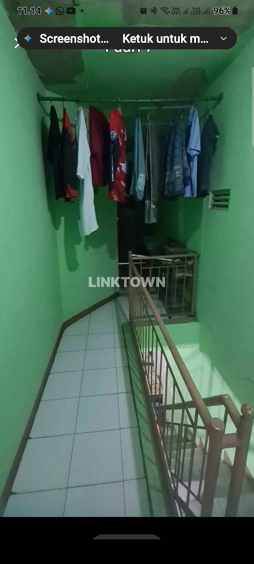 Dijual Rumah 2 Lantai Unfurnished di Pandugo Dekat Graha Ykp Surabaya