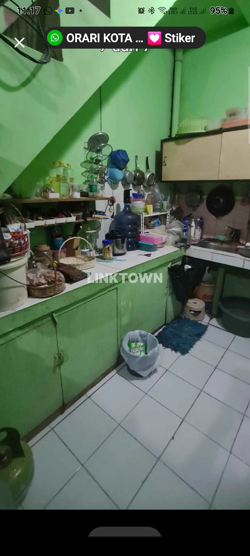 Dijual Rumah 2 Lantai Unfurnished di Pandugo Dekat Graha Ykp Surabaya