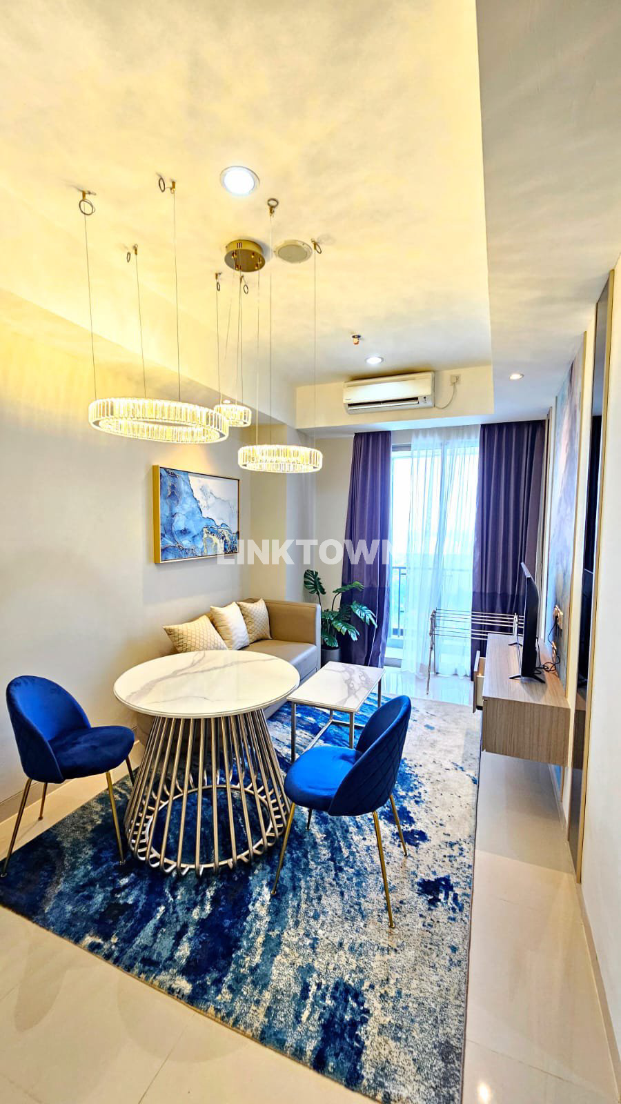 Fully Furnish Mewah Apartemen 2 Br di Grand Sungkono Lagoon Surabaya
