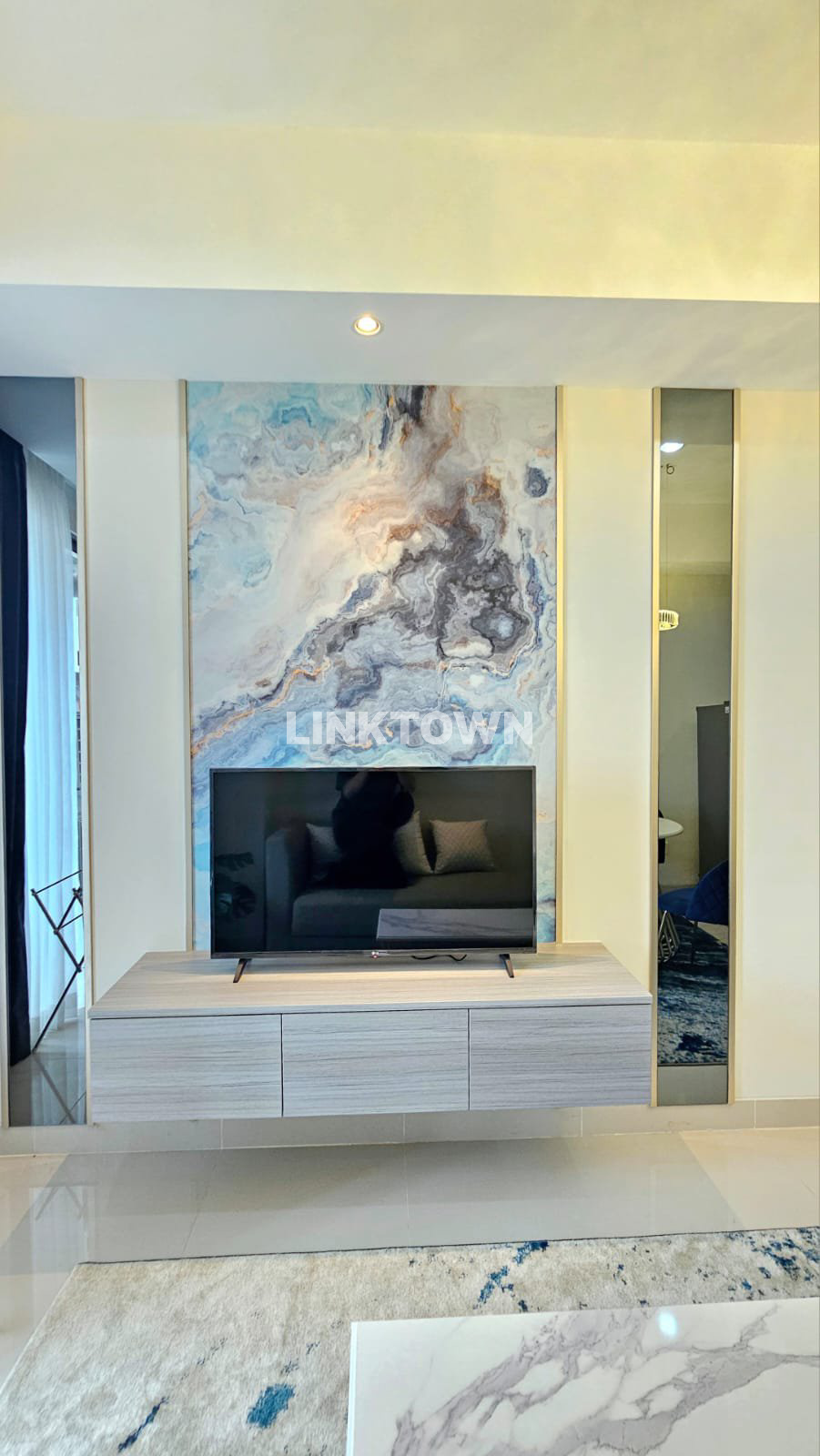 Fully Furnish Mewah Apartemen 2 Br di Grand Sungkono Lagoon Surabaya