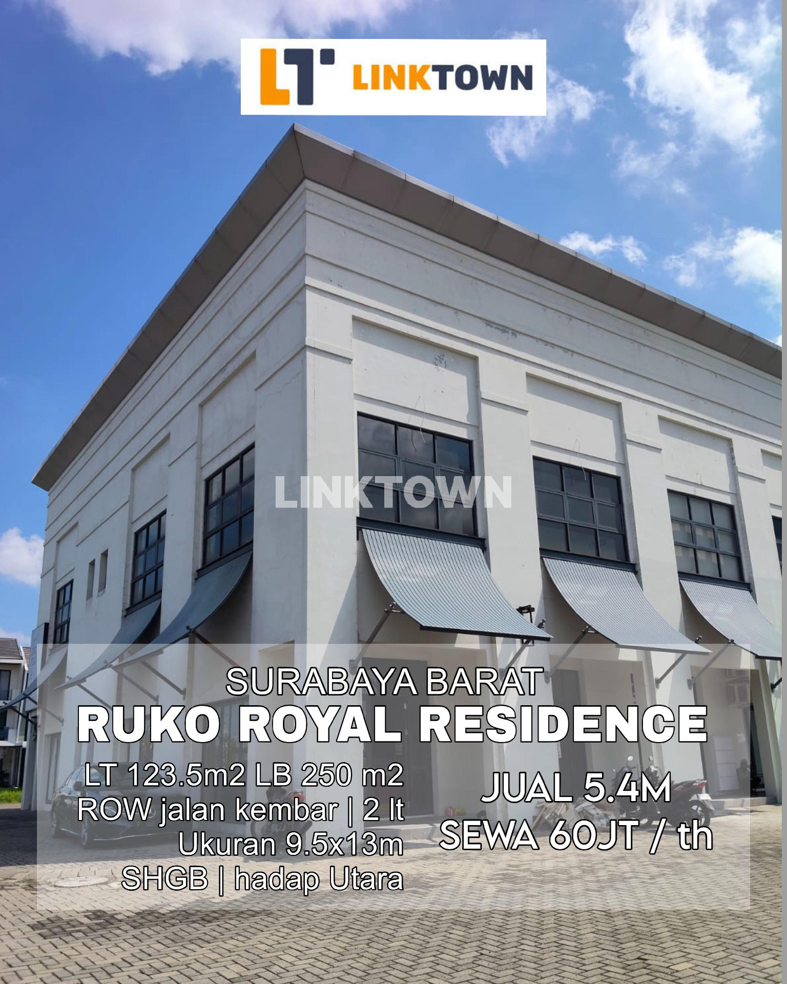 Dijual dan Disewakan Nego Ruko 2 Lantai Posisi Hook di Royal Residence Surabaya Barat Dijual dan Disewakan Nego Ruko 2 Lantai Posisi Hook di Royal Residence Surabaya Barat
