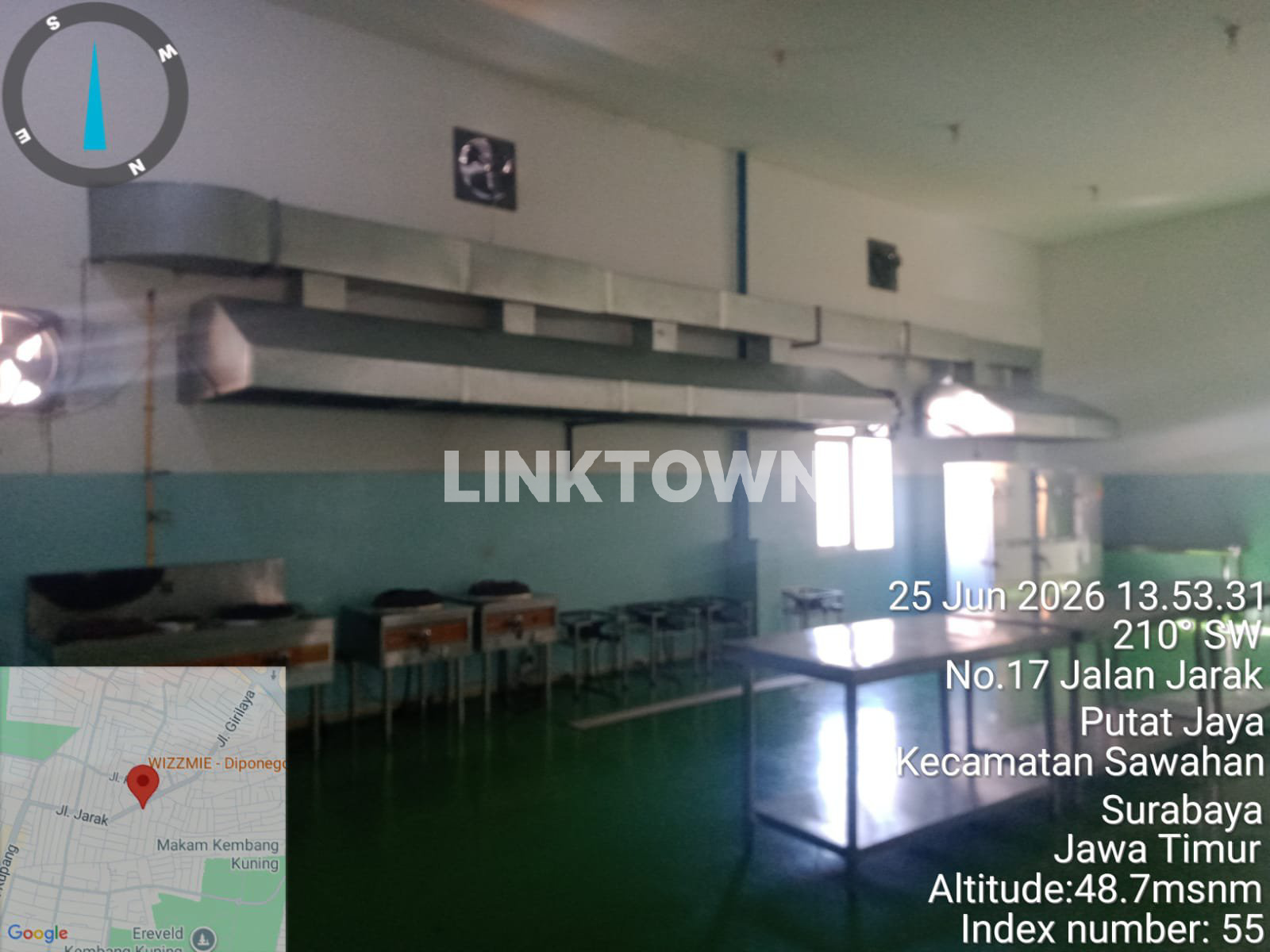 Aset Langka Ruang Usaha Bonus Dapur Mbg di Pusat Kota Surabaya