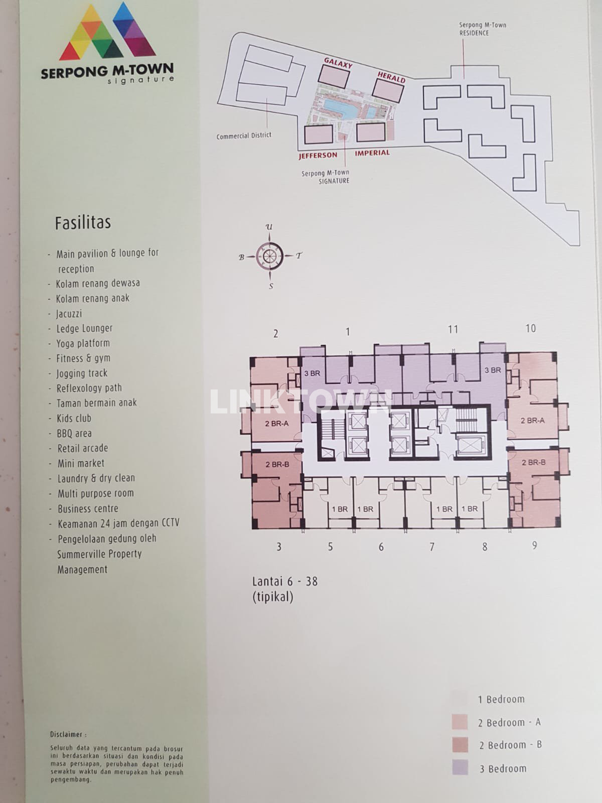 Dijual Apartemen Fasilitas Super Lengkap Furnish di Mtown Signature Serpong